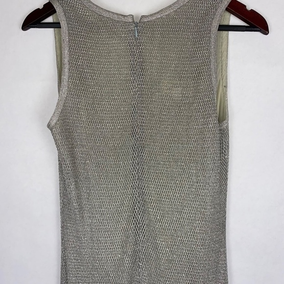 Damianou Vintage Metallic Formal Sleeveless Maxi Dress size Small EUC - Picture 6 of 8